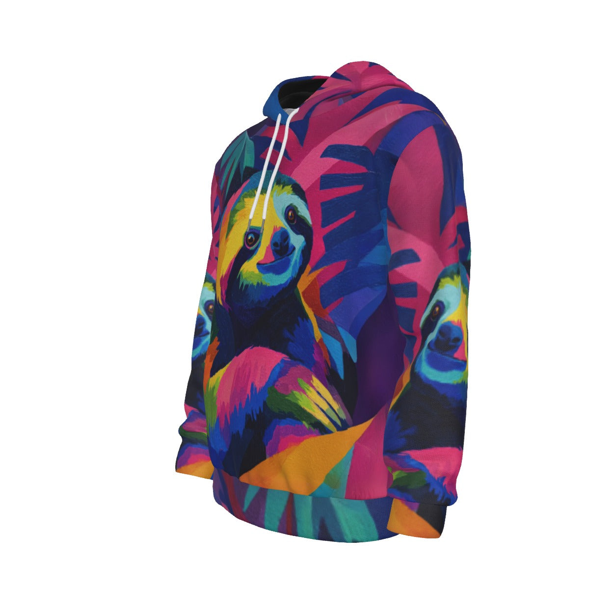 Sloth In Color Hoodie