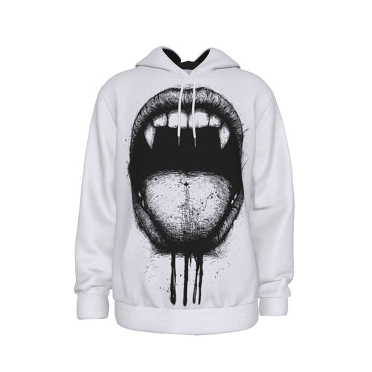 Black and White Bite Hoodie