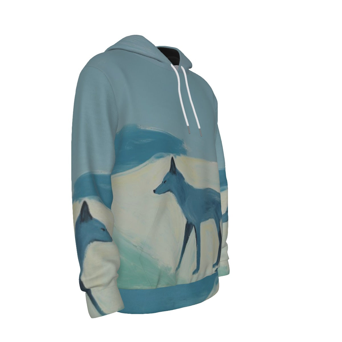 Blue Fox Hoodie