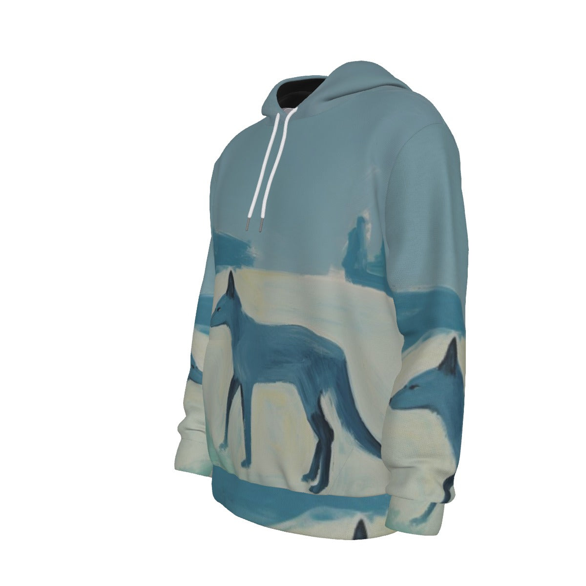 Blue Fox Hoodie