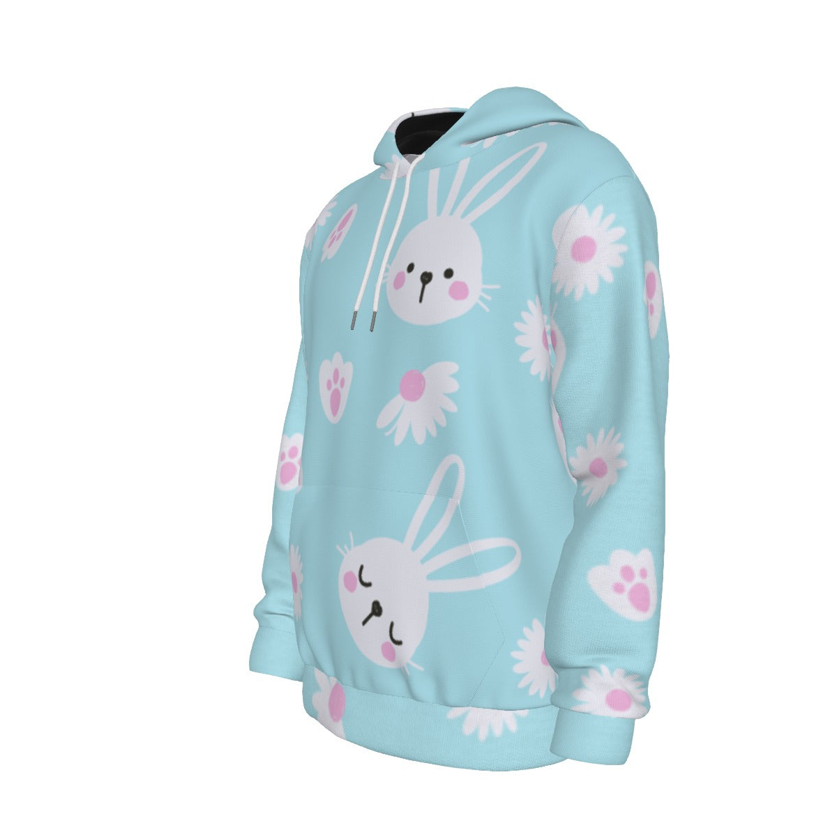 Bunnies and Blue Hoodie