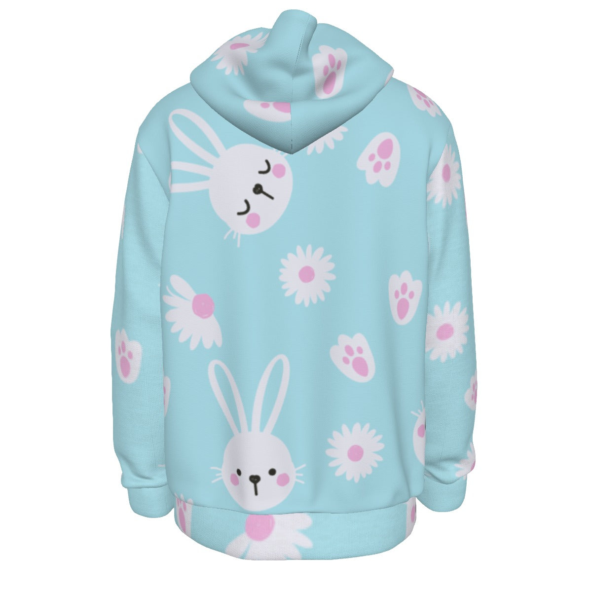 Bunnies and Blue Hoodie