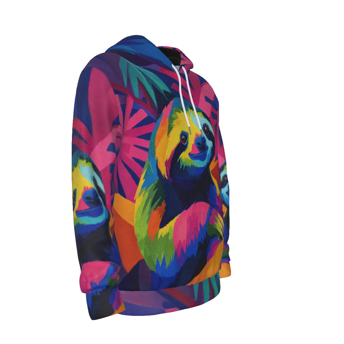 Sloth In Color Hoodie