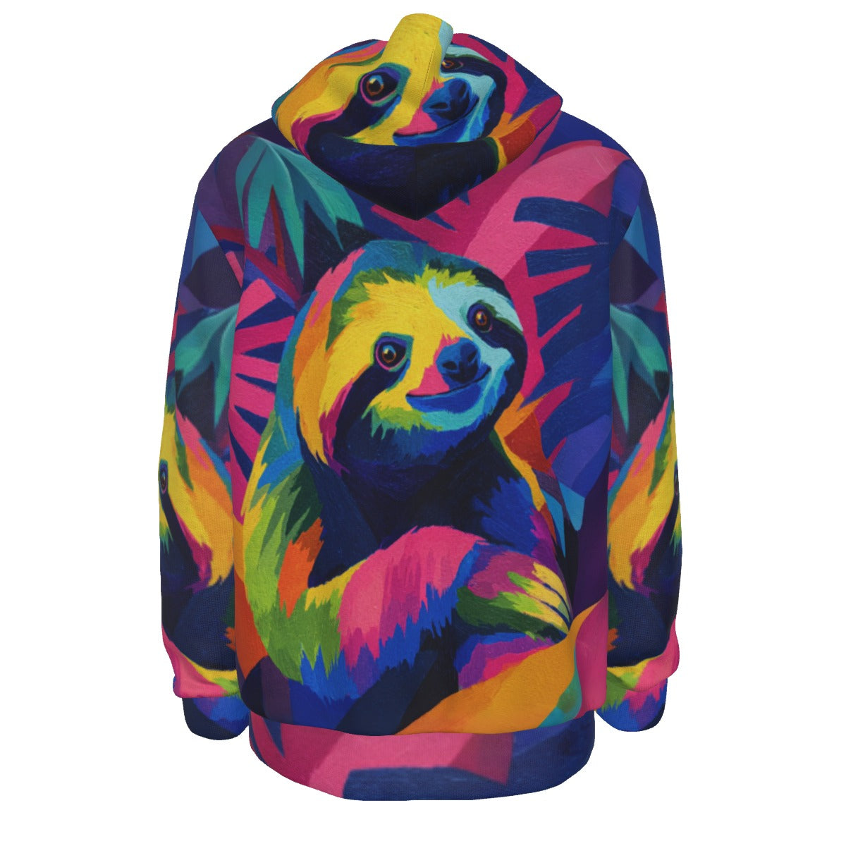 Sloth In Color Hoodie